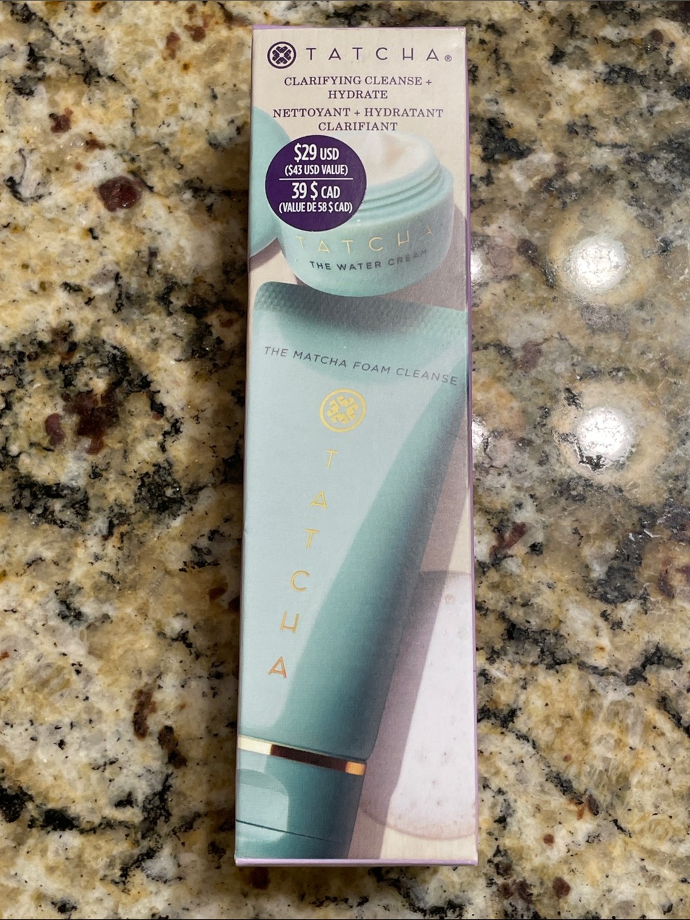 New in Box Tatcha Clarifying Cleanse + Hydrate Duo Set